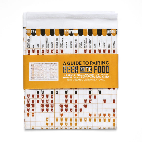 A Guide to Pairing Beer with Food Tea Towel