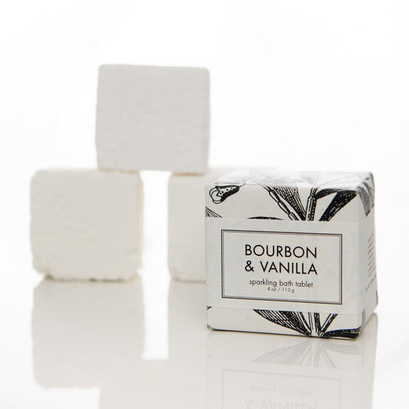 Sparkling Bath Tablets Bourbon & Vanilla