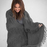 Moroccan Wedding Throw Charcoal