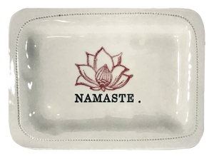 Namaste - 4x6 porcelain dish