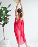 Silk Tassel Cover-Up by Mer Sea White