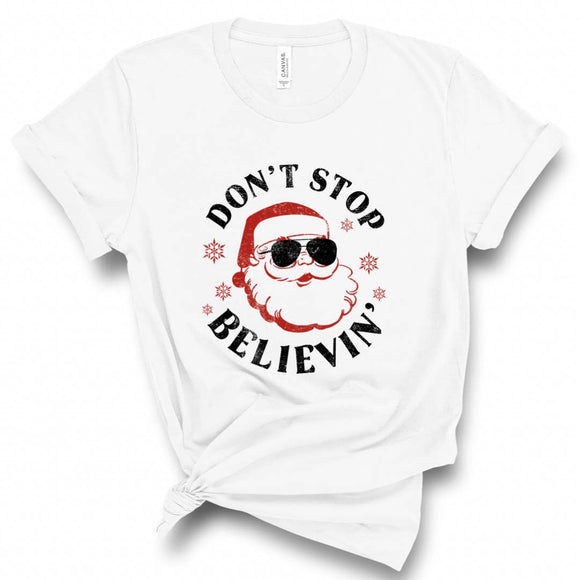 Don't Stop Believin' Christmas T-shirt