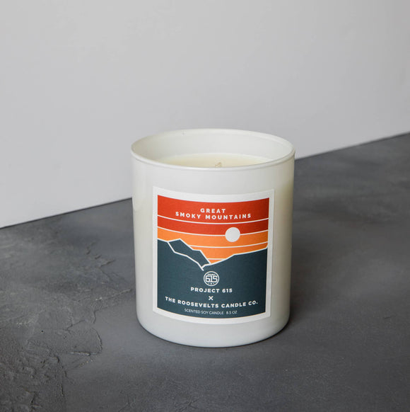Great Smoky Mountains soy candle