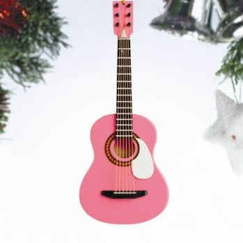 Pink Guitar Ornament
