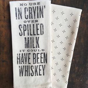 No Use Cryin' Over Spilled Milk Kitchen Towel