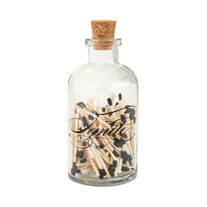Calligraphy small match bottle - Ignite