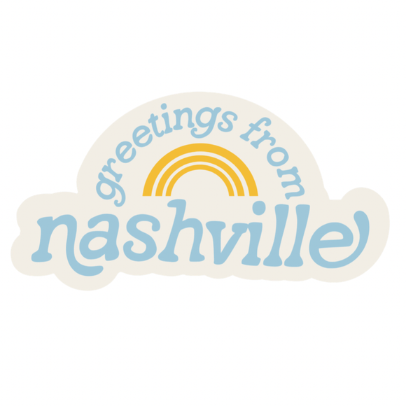 Rainbow Nashville Sticker