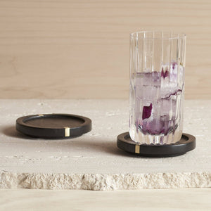 Black with Gold Coasters - Singlei