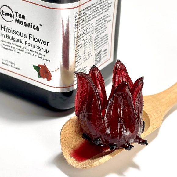 Hibiscus Flower in Bulgaria Rose Syrup