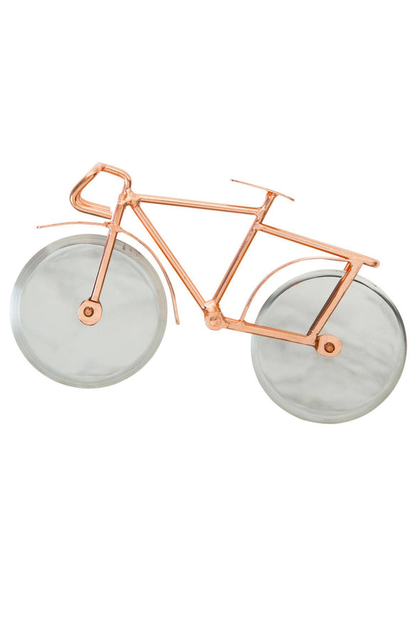 Copper Bicycle Pizza Cutter