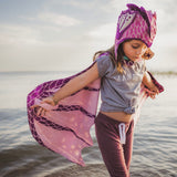 Lovelane Designs Pink Dragon Wing & Hat Set