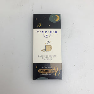 Tempered Dark Chocolate Espresso