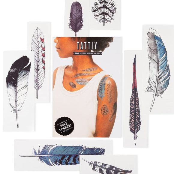 Watercolor Feather Set