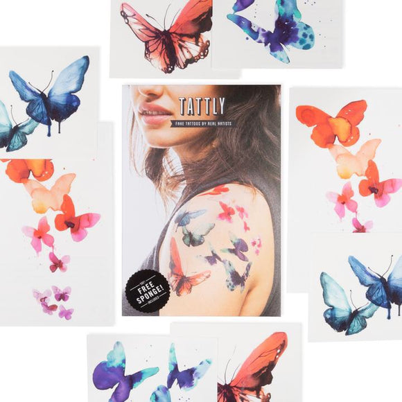 Watercolor Butterfly Set