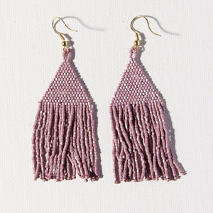 Lilac Luxe Petite Fringe Earings 3.25"