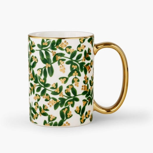 Porcelain Mug Mistletoe