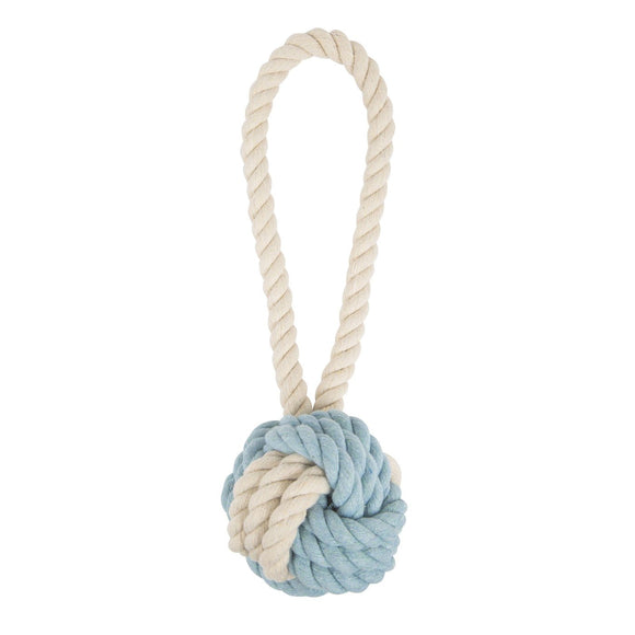 Rope Toy, Large Blue/Natural